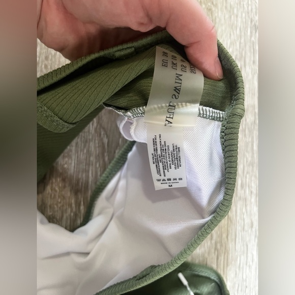 Green Ribbed Bikini - Picture 4 of 4